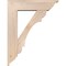 Ekena Millwork Olympic Traditional Smooth Bracket w/ Offset Brace, Douglas Fir, 7 1/2"W x 28"D x 36"H BKT0806X28X36OLY01SDF - alternate 3